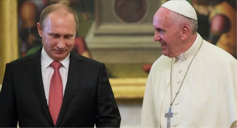 Rusya lideri Putin, Papa`yı ziyaret etti