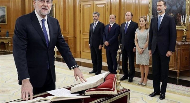 Rajoy, Kral 6. Felipe´nin huzurunda yemin ederek göreve başladı  