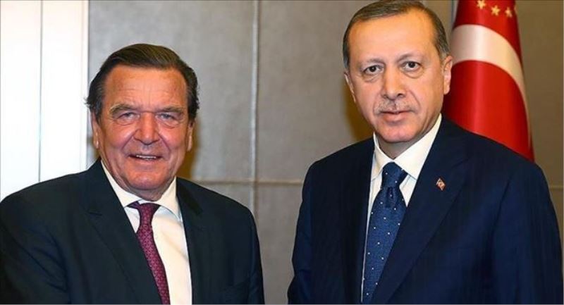 Cumhurbaşkanı Erdoğan, Almanya eski Başbakan Schröder´i kabul etti  
