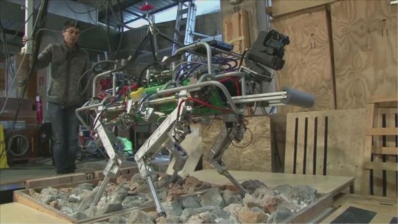 İtalyan Teknoloji Enstitüsü´nden dört ayaklı robot: HyQ