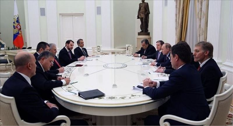 Putin ve Yıldırım, Kremlin´de görüştü: Öncelikli konu enerji projeleri  