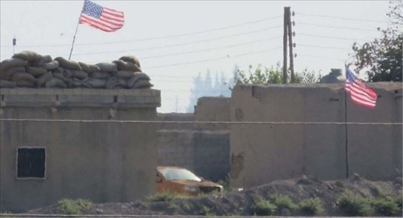 ABD, Türkiye müdahalesine karşı Tel Abyad´a bayrağını dikti  