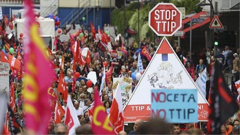 Almanya´da TTIP ve CETA protesto edildi