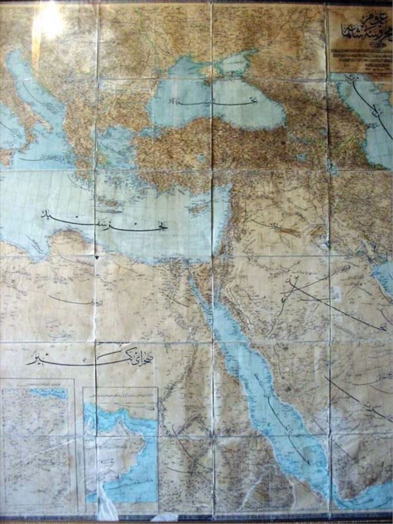 Müzedeki Osmanlı Haritasına Yoğun İlgi