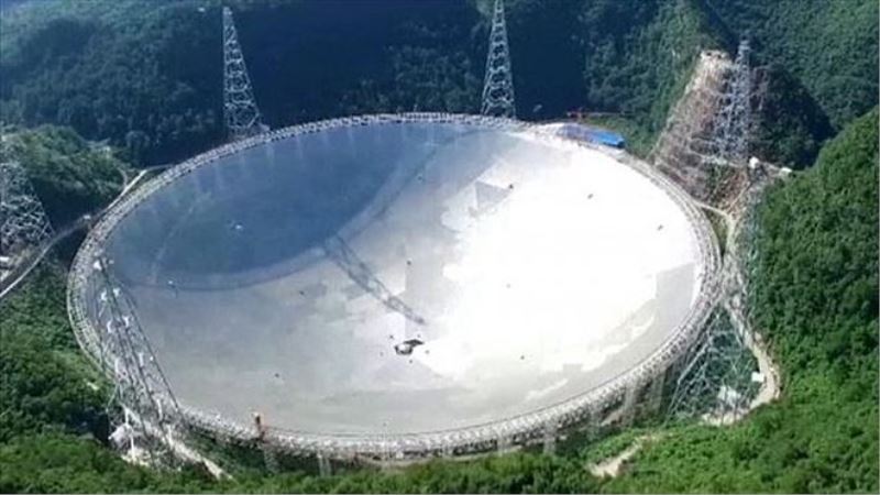Çin dünyanın en büyük radyo teleskobu FAST´i hizmete soktu