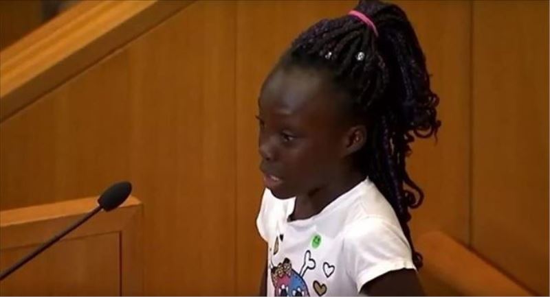 9 yaşındaki çocuktan ABD´ye ırkçılık dersi: Baba ve annelerimizin ölmesi utançtır  