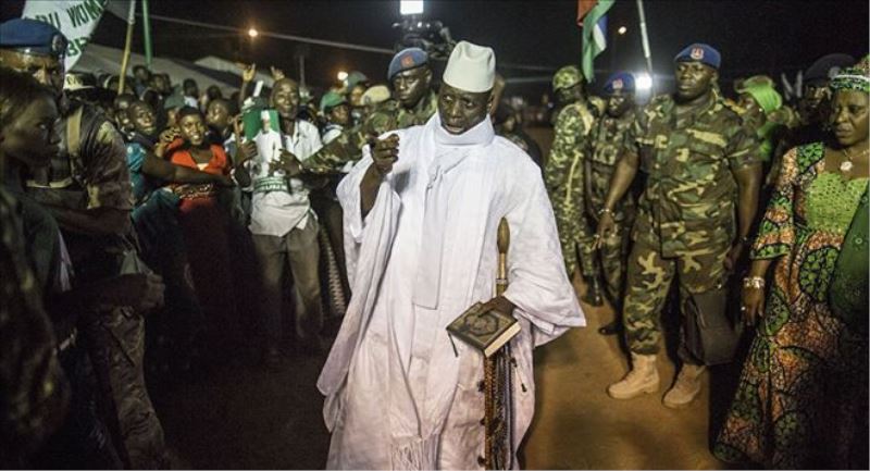 Seçimleri kaybetmesinin adından OHAL ilan eden Jammeh, Gambiya´yı terk edecek