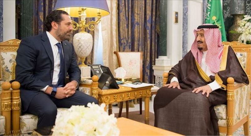 İstifa eden Lübnan Başbakanı Hariri, Suudi Kral Selman ile bir araya geldi