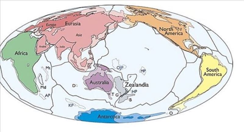 Coğrafya kitaplarına yeni bir kıta daha eklenebilir: Zelandiya kıtası keşfedildi