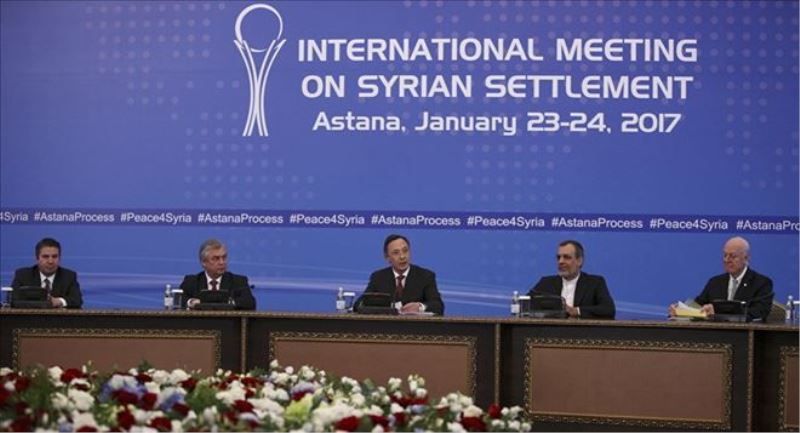 Rusya, Türkiye ve İran´ın Astana´daki Suriye görüşmeleri başladı