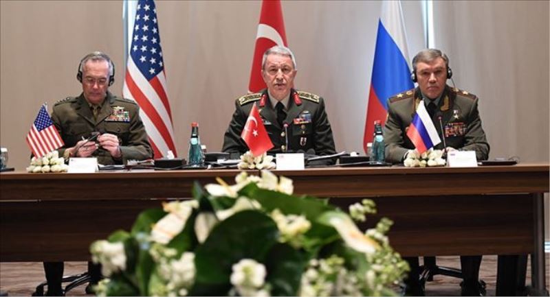 Türk, Rus ve ABD genelkurmay başkanları Antalya´da bir araya geldi