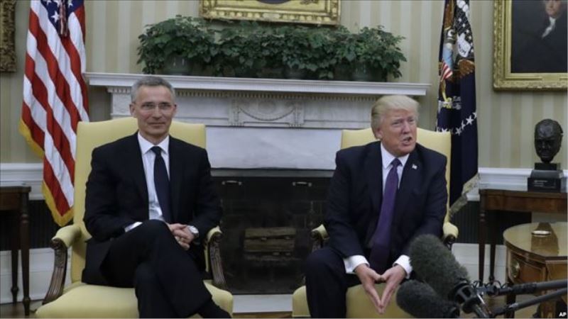  Trump NATO Genel Sekreterini Ağırladı