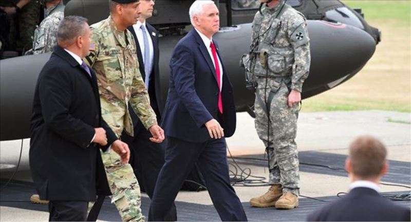 ABD Başkan Yardımcısı Pence´ten, Kore´deki sınır birliklerine sürpriz ziyaret