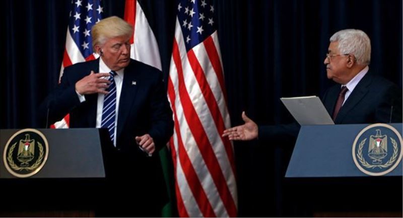 Abbas´la Beytüllahim´de buluşan Trump: Ortadoğu barışı için her şeyi yapacağız