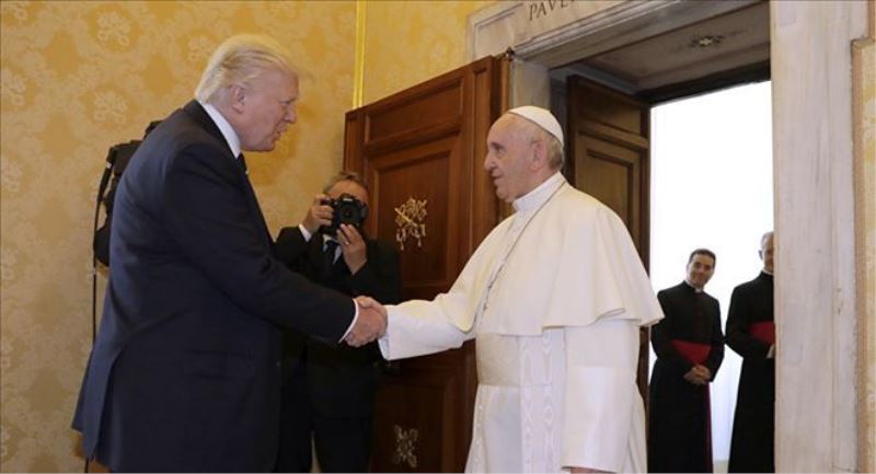 Trump, Vatikan´da Papa Francis´le buluştu