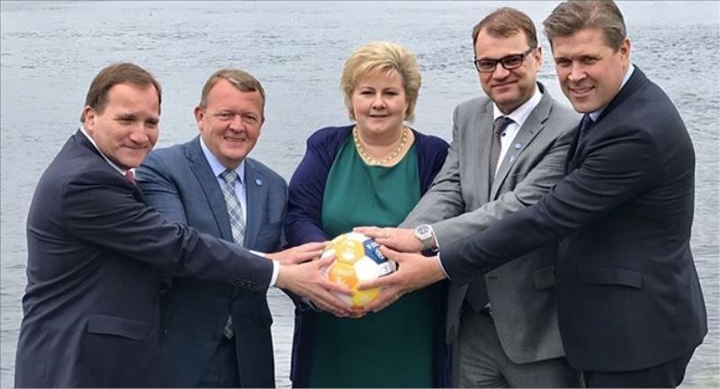 Nordik liderlerinden Trump´a futbol toplu gönderme
