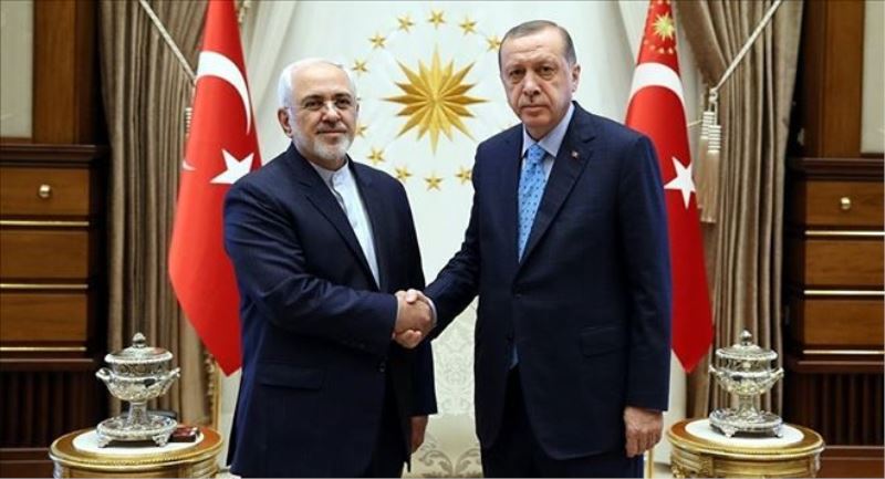 Erdoğan, İran Dışişleri Bakanı Zarif´i kabul etti