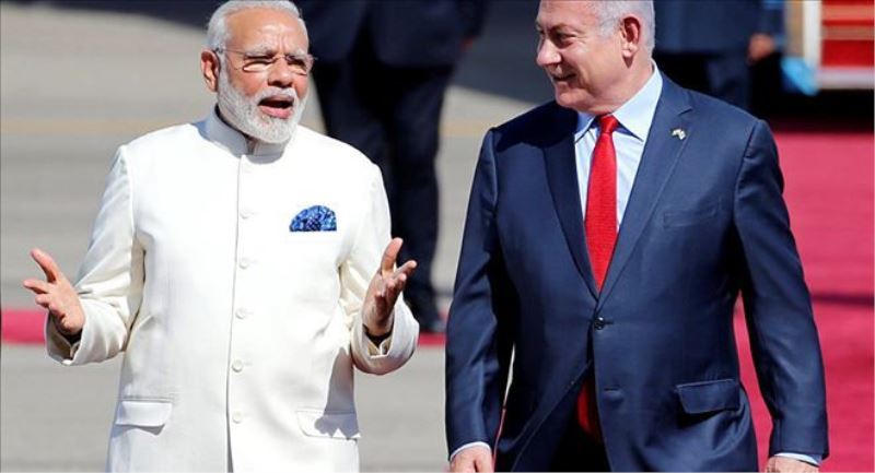 Modi, İsrail´i ziyaret eden ilk Hindistan başbakanı oldu