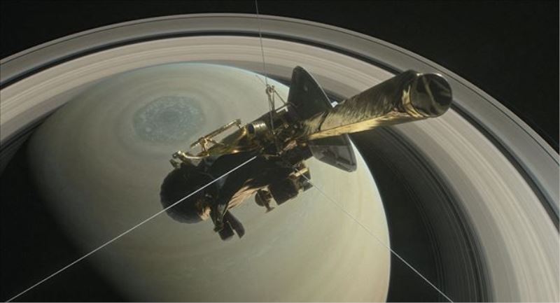 NASA´nın Cassini uzay aracı 13 yıllık Satürn görevini ´ölüm dalışıyla´ sonlandırdı