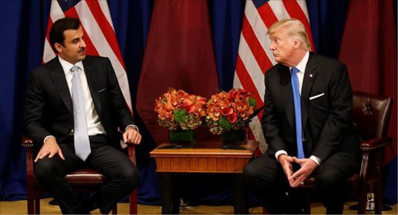 Trump, Katar Emiri El Sani ile bir araya geldi: ´Krizin hızla çözüleceğine inanıyorum´