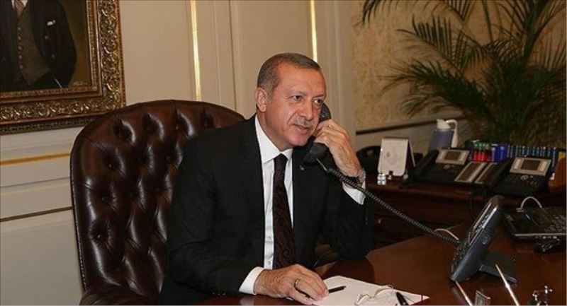 Erdoğan, Macron´la Soçi´yi ve Zeytin Dalı´nı görüştü