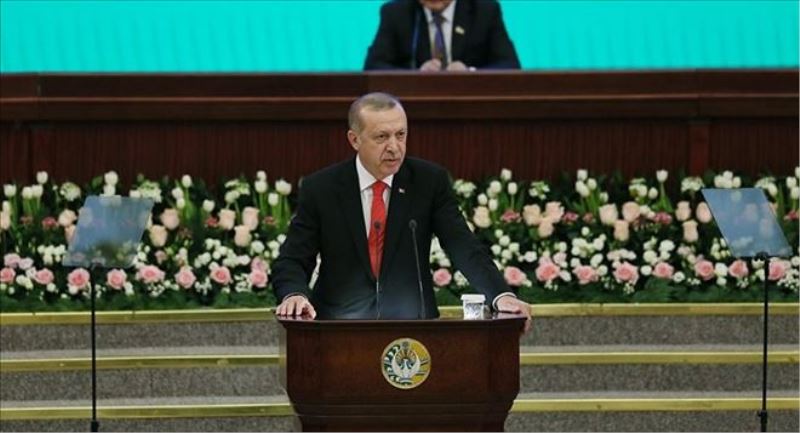 Erdoğan, Özbekistan´da: Gönüller arasına sınır çizilmez