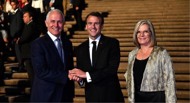 Fransa Cumhurbaşkanı Macron, Avustralya Başbakanı´nın eşi için ´leziz´ dedi