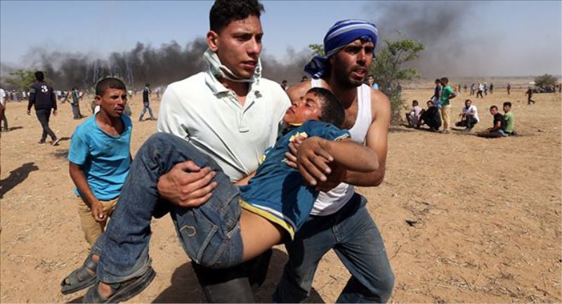 İsrail-Gazze sınırındaki ´Büyük Geri Dönüş Yürüyüşü´nün 3 aylık bilançosu: 135 ölü, 15 bin yaralı