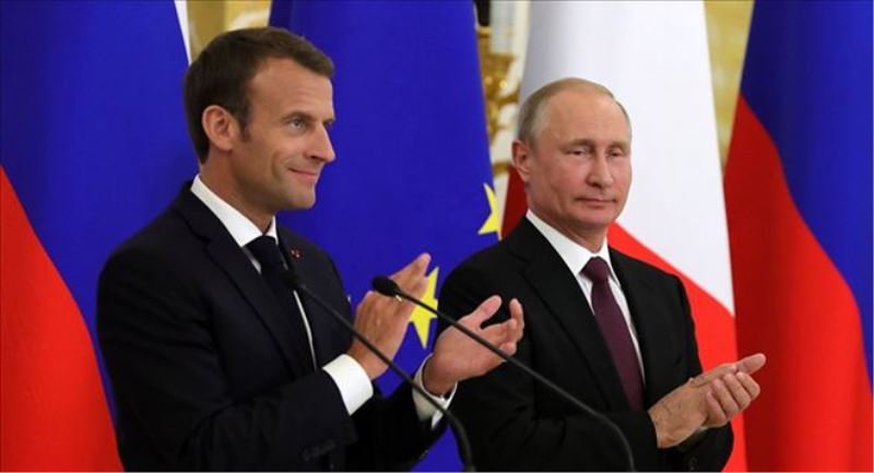 Putin ile Macron, Suriye çözümünün insani yönlerini ele aldı
