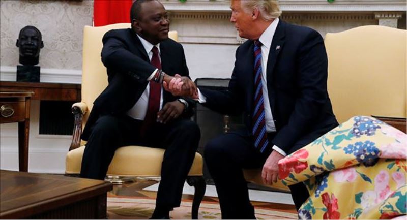Trump, Kenya Devlet Başkanı Kenyatta´yı Beyaz Saray´da ağırladı