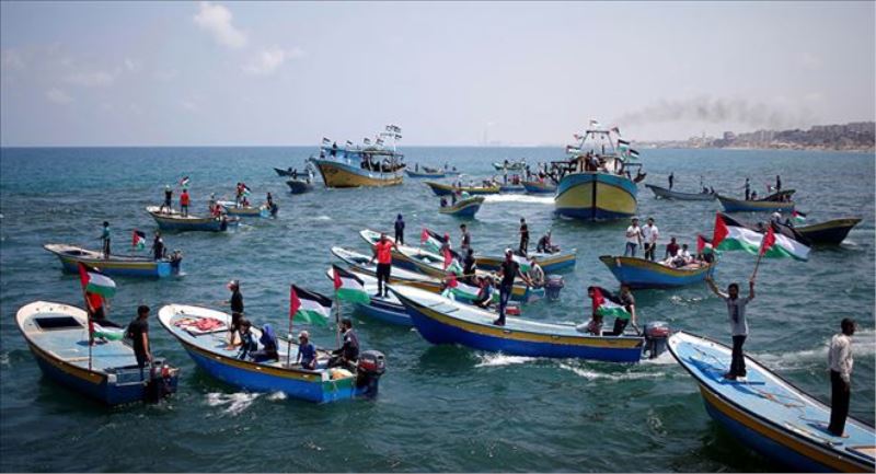 Gazzeliler ablukayı kırmak için bugün gemiyle Akdeniz´e açılacak