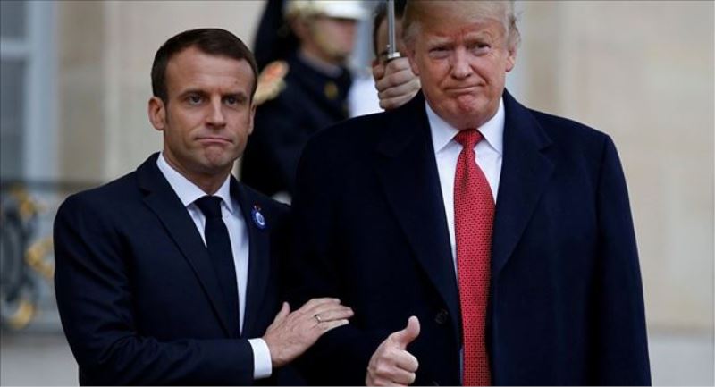 Macron, ABD´nin Suriye´de asker bırakmasından memnun