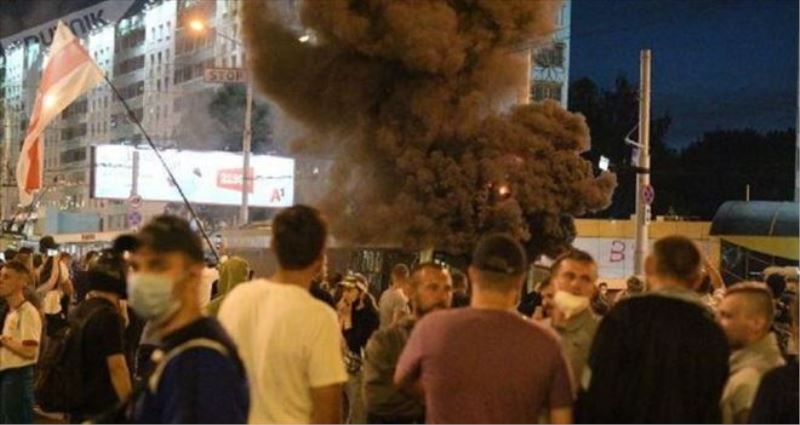 Minsk´te patlama sesleri: Bir protestocu hayatını kaybetti