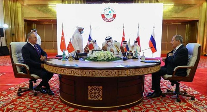Rusya-Türkiye-Katar Üçlü Dışişleri Bakanları Toplantısı´nın ardından ortak açıklama