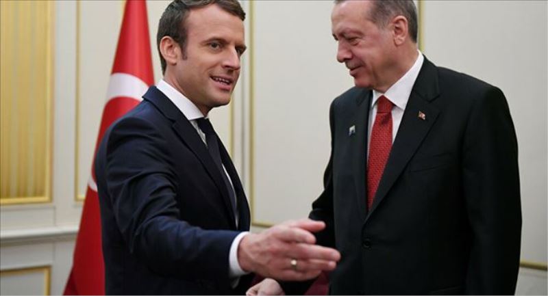 Cumhurbaşkanı Erdoğan ile Fransız mevkidaşı Macron, beş ay sonra yeniden görüştü