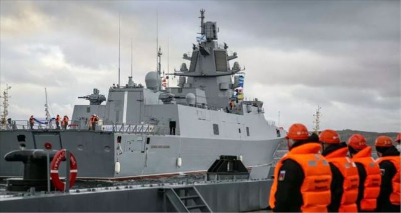 Rus Amiral Kasatonov fırkateyni, Aksaz Donanma Üssü´ne giriş yaptı