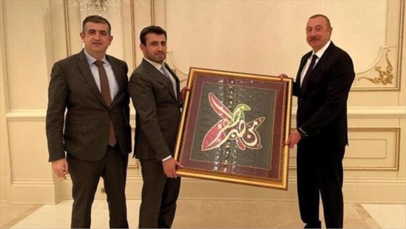 Azerbaycan Cumhurbaşkanı Aliyev, Selçuk ve Haluk Bayraktar´ı kabul etti