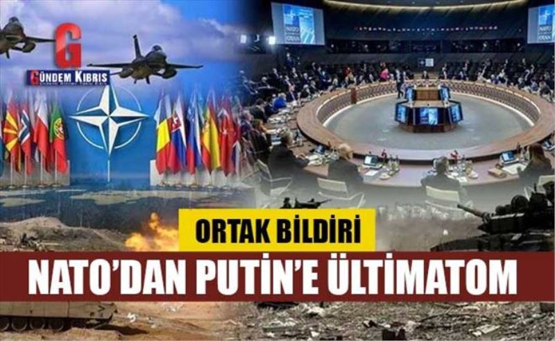 NATO liderlerinden savaş zirvesi: Putin askerlerini Ukrayna´dan çekmeli