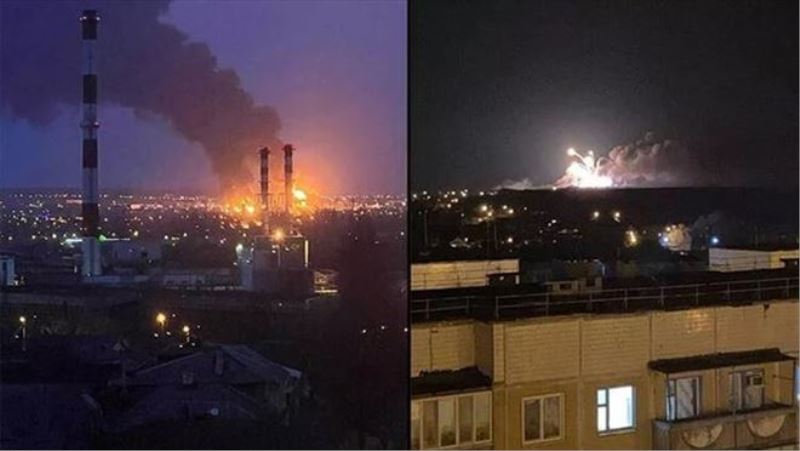 Rusya-Ukrayna savaşında 37. gün... Ukrayna ordusu Rusya´daki petrol tesisini vurdu