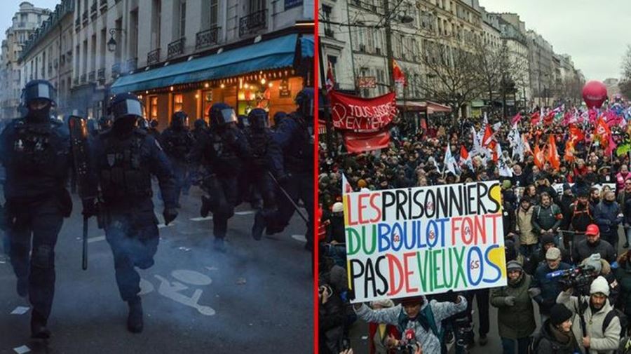 Fransa karıştı! Hükümetin aldığı karar sonrası 2 milyon kişi sokaklara çıktı