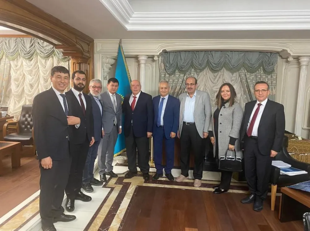 Avrasya Bir Vakfı/ASAM olarak Kazakistan Cumhuriyeti’nin yeni İstanbul Başkonsolosu Nuriddin Amankul’u ziyaret ederek hayırlı olsun dileğinde bulunduk.