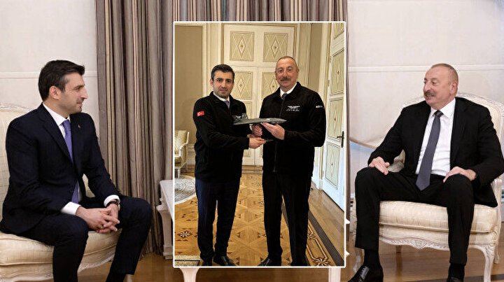 Selçuk Bayraktar, Aliyev ile görüştü