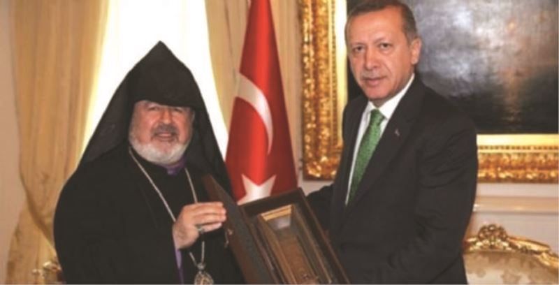Erdoğan Ermeni Patrik Vekiliyle Görüştü