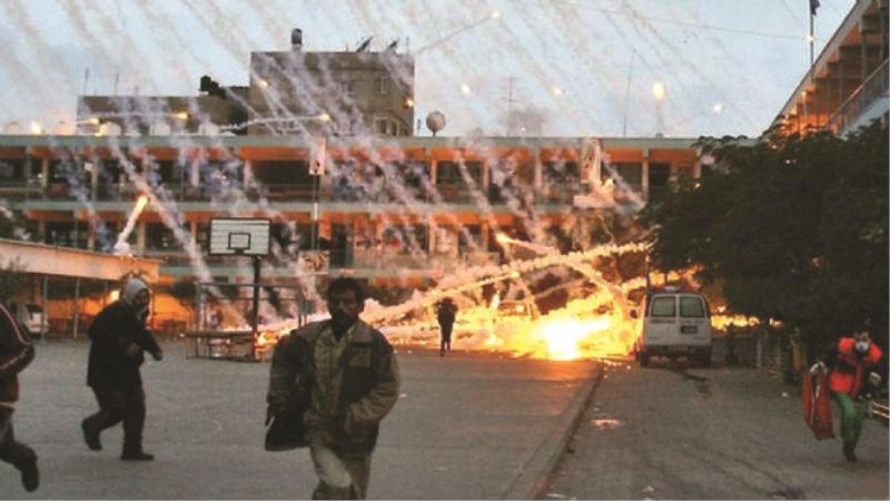 İsrail Gazze`de BM`ye ait okulu vurdu