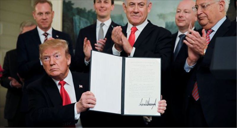 Trump´ın ´Golan Tepeleri´ kararına dünyadan tepki yağdı