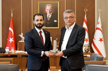 Gençlik Merkezimizden KKTC Cumhurbaşkanı Erhürman’a ziyaret